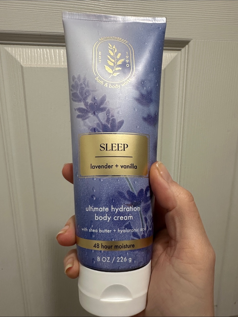 Bath & body works sleep ultimate hydration cream lavender & vanilla